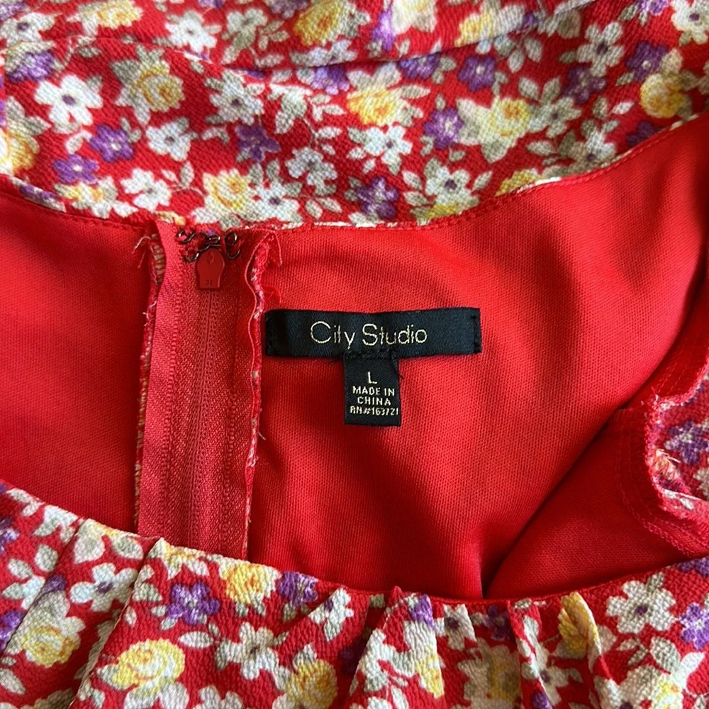 💐Spring sale! 50% off!💐Floral Fit and Flare Dress - Picture 8 of 8